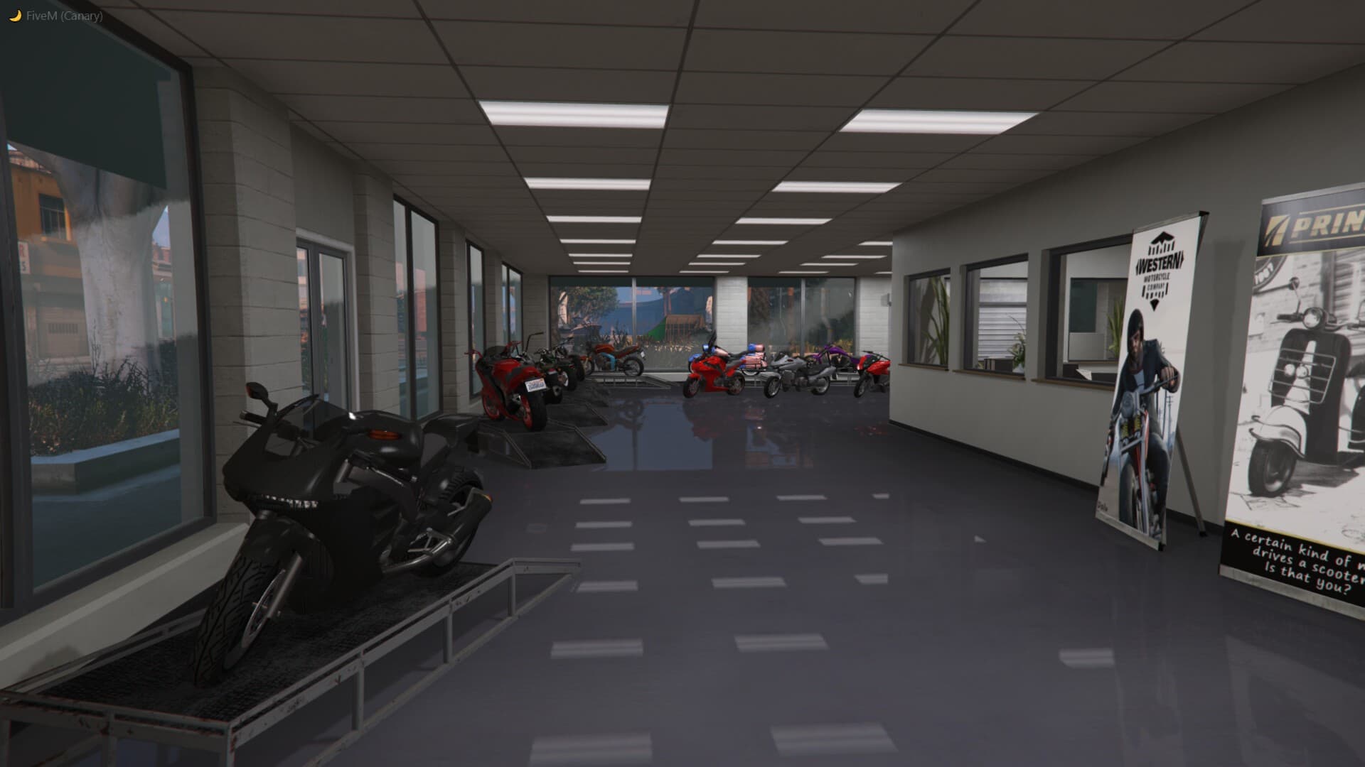 Sanders Motorcycles, FiveM MLO map by Dolu Mods